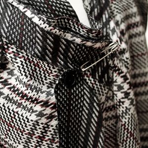 Stunning Plaid Wool Cape